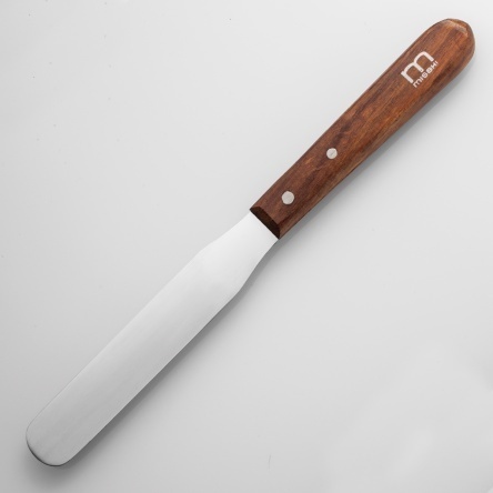 Rozsdamentes széles acél spatula 21,5cm