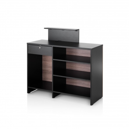 Vista Consolle Black&Oak Recepciós pult