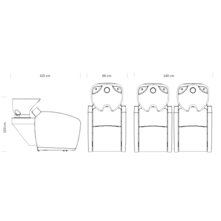 Sun Plus fejmosó állítható  lábtartóval