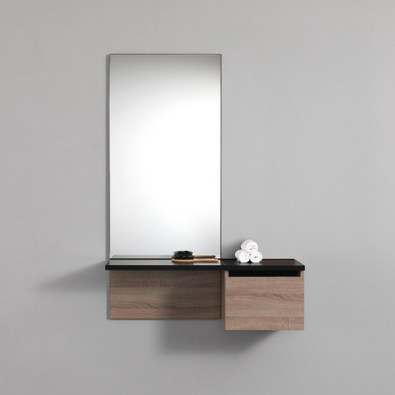 View szalon állomás  fekete&tölgy