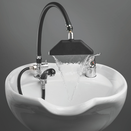 Vízesés öblítő szett samponozóhoz