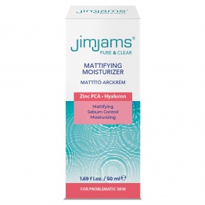 JimJams Pure & Clear Mattító hidratáló arckrém 50 ml
