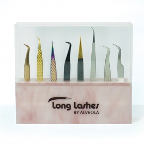 Long Lashes Pro csipesztartó display - rózsaszín