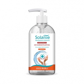 Solanie Antibakteriális kéz- és bőrfertőtlenítő gél 300ml