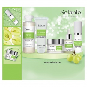 Solanie asztali displayhez Szőlő-hialuron grafika