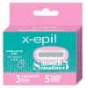 X-Epil Smooth Sensation 5 pengés női borotvabetét 3db